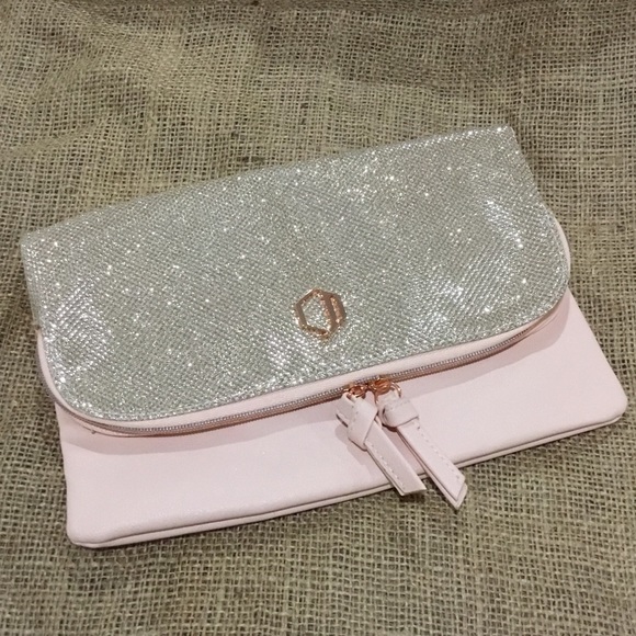 JAFRA Handbags - Jafra pink glittery purse